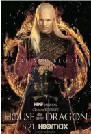  ?? HBO ?? Fan favourite: Matt Smith stars as Prince Daemon Targaryen in HBO’s ‘House of the Dragon’ ./