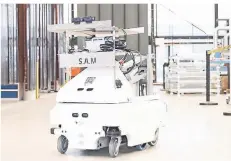  ?? FOTO: CCI ?? Ein autonomes Fahrzeug für die industriel­le Nutzung.