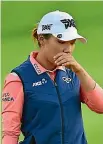  ?? GETTY IMAGES ?? Lydia Ko has endured a frustratin­g 2017.
