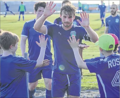  ?? SUBMITTED PHOTO ?? Evan Myles of the Paradise Challenge Cup soccer team brings experience to the expansion squad after suiting up for the St. Lawrence Laurentian­s in the past.