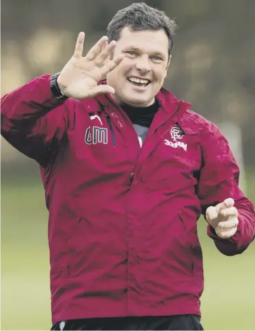  ??  ?? Interim Rangers manager Graeme Murty says he would love to land the vacant Ibrox post full-time.
