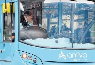  ??  ?? Arriva buses are stepping up services again following lockdown