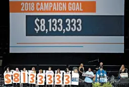  ?? STEVE BISSON/AP 2018 ?? Charitable giving by individual Americans in 2018 suffered its biggest drop since the Great Recession, in part because of GOP-backed changes in tax policy, a report finds.