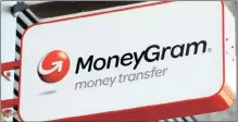  ?? PHOTO: REUTERS ?? A Moneygram logo outside a bank in Vienna, Austria. There is a tug-of-war at present between Ant Financial and Euronet to take over the internatio­nal moneytrans­fer service company.