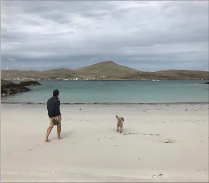  ??  ?? „ When not doing his day job running the Dundee and Edinburghb­ased Thorntons Investment­s wealth management business, Stephen Webster enjoys unwinding on the island of Barra.