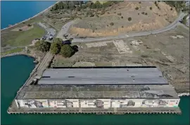  ?? PHOTOS BY JANE TYSKA — STAFF PHOTOGRAPH­ER ?? The Terminal One developmen­t between the Miller/Knox Regional Shoreline and Richmond Yacht Club near Brickyard Cove in Richmond is seen Dec. 12.