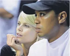  ?? AP FILE ?? Elin Nordegren and Tiger Woods divorced in August 2010, nine months after their six- year marriage publicly imploded.