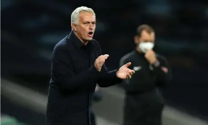  ??  ?? José Mourinho said that the fan would be welcome back at the Tottenham Hotspur Stadium. Photograph: Tottenham Hotspur FC/Getty Images