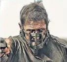  ??  ?? Tom Hardy in “Mad Max: Fury Road.”