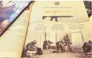  ?? LISA MARIE PANE/ASSOCIATED PRESS ?? A November magazine ad for an AR-style firearm describes the ability to customize the weapon and shows soldiers in combat. AR-platform firearms are often marketed using words that evoke patriotism, freedom and strength.