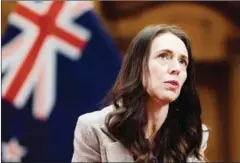  ?? AFP ?? New Zealand Prime Minister Jacinda Ardern on Wednesday said the country will scrap strict border controls early because the country’s pandemic response has made it ‘a safe place to visit’.