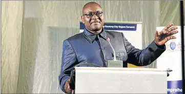  ?? PHOTO: MOHAU MOFOKENG ?? RADICAL: Gauteng premier David Makhura says there will be a land audit from June and the government will take back unused land and lease it to those who will make better use of it