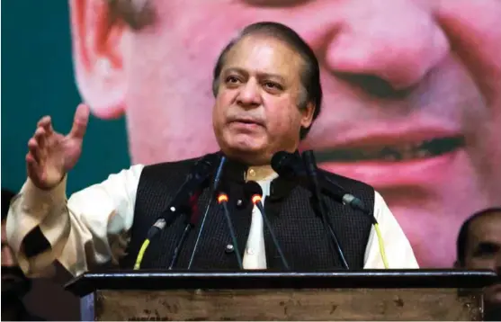  ?? FOTO: ANJUM NAVEED, TT / NTB SCANPIX ?? Pakistans tidligere statsminis­ter Nawaz Sharif er felt av avsløringe­r i Panama Papers.