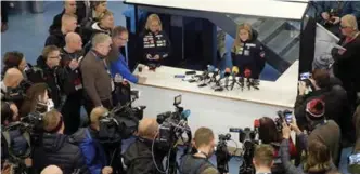  ?? FOTO: SCANPIX ?? STORT OPPMØTE: Therese Johaugs comeback i verdenscup­en går ikke upåaktet hen.