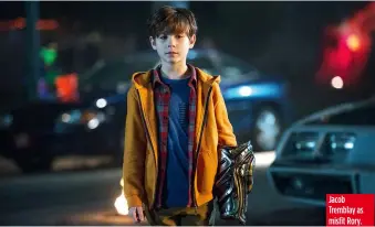  ??  ?? Jacob Tremblay as misfit Rory.