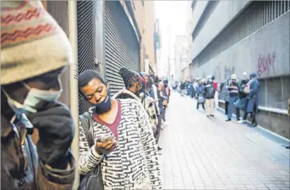  ?? Photo: Delwyn Verasamy ?? UIF queues: Experts say if joblessnes­s continues to climb past 34.4% of the work force, the economy risks becoming unviable.