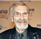  ?? Foto: Annie I. Bang / Invision / AP ?? Erhielt für Ed Wood den Nebendarst­eller-Oscar: Martin Landau.