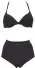  ??  ?? Soutien-gorge coque V, kit bretelles dos nu, 20,15 €, culotte haute ventre plat, 15,30 €, Variance.