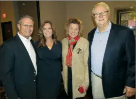  ?? ?? Chuck Lindsey and Rhita Walker with Patty and James Woods