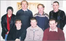  ??  ?? Senior officers of Ballyduff Macra at a medium to long term strategic policy developmen­t meeting held in St Michael’s Hall in 2000, back l-r: Breda and Pat Kenny, Michael O’Donnell and Tomas Brackett; seated l-r: Theresa Martin, John Leamy and Niall O’Brien.