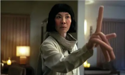  ?? ?? Can you digit? … Michelle Yeoh in Everything Everywhere All at Once. Photograph: A24/Allstar