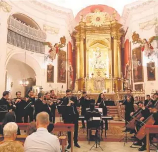  ?? // ÁLVARO CARMONA ?? Concierto en el Juramento de San Rafael, en el ciclo de 2019