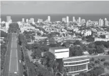  ??  ?? Havana has a low-rise cityscape and empty boulevards.