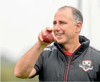  ?? PHOTO: KAI SCHWOERER/GETTY IMAGES ?? Canterbury coach Gary Stead is refusing to panic despite his team’s shaky start to their Plunket Shield title defence.