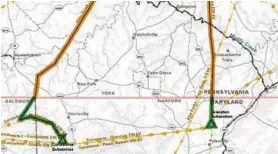  ?? TRANSOURCE ?? Transource has been cleared to move ahead with the Maryland portion of its Independen­ce Energy Connection power line project, including a part in northern Harford County.