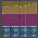  ??  ?? We introduce automation to get velocities more under control. We set a low Threshold and a high Ratio before automating the Make-Up dial to ‘ride’ both the volume and the filter cutoff of the sound via velocity. The result is much more musical than our...