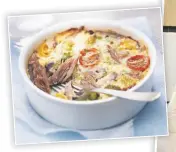  ??  ?? Duck Confit Gratin with Tarragon Infused Broccoli