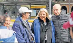  ?? CEDOC PERFIL ?? DUPLA. Carrió y Rodríguez Larreta siguen haciendo campaña juntos.