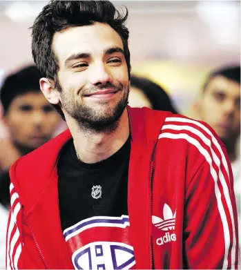  ??  ?? Canadian writer, director and actor Jay Baruchel says he can’t remember a time when he wasn’t totally absorbed with his favourite team. His new book documents the trials and tribulatio­ns of being a Habs fan living in Toronto.