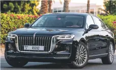  ?? Victor Besa / The National ?? The latest addition to Hongqi’s range is the H9 limousine, similar in size to the Mercedes S-Class