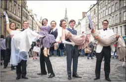  ?? Picture: Thomas Alexander Photograph­y ?? Student actors from Ashford School in Edinburgh