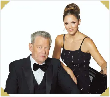  ?? [PROVIDED] ?? David Foster and Katharine McPhee will be joined by a surprise multiplati­num recording artist, fresh off a hit Broadway show, at the 2024 Kravis Center Gala.