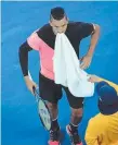  ??  ?? Nick Kyrgios.