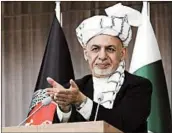  ?? HAMED SARFARAZI/AP ?? The Taliban cease-fire comes two days after Afghan leader Ashraf Ghani called for a June 12 pause in fighting.
