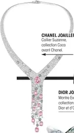  ??  ?? CHANEL JOAILLERIE Collier Suzanne, collection Coco avant Chanel.