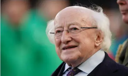  ?? Photograph: Brian Lawless/PA ?? Michael D Higgins had had a number of engagement­s earlier in the week, including presenting an award at a film festival and hosting overseas diplomats.