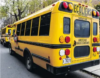  ?? DAVE SIDAWAY/FILES ?? The case of a bully coercing of kindergart­en students to touch each other’s genitals on a school bus highlights the need for sex-ed, writes Allison Hanes.