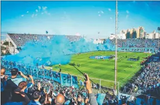  ?? PRENSA BELGRANO ?? GIGANTE. Belgrano contó con el respaldo de 754.000 abonados en los 20 compromiso­s que afrontó como local entre el Torneo de la Liga Profesiona­l y la Copa de la Liga.