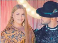  ?? ARCHIVO/LD ?? Colaboraci­ón. Olga Tañón y Gabriel interpreta­n a dúo el merengue "Cómo no amarte".