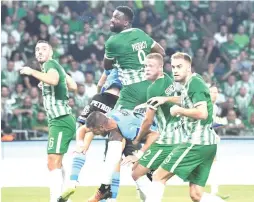  ?? (Maccabi Haifa/Courtesy) ?? MACCABI HAIFA will need all hands on deck for its Champions League Play-Off showdown against Red Star Belgrade, with the first leg kicking off tonight in Israel.
