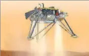  ?? AP FILE ?? An illustrati­on of NASA's InSight lander.