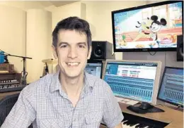  ??  ?? Christophe­rWillis composes the music for the newDisney Plus show“TheWonderf­ulWorld of Mickey Mouse,”which debutsNov. 18.