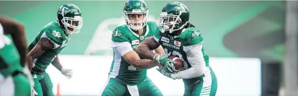  ?? MATT SMITH/THE CANADIAN PRESS ?? The B.C. Lions’ defensive line will have to pressure Saskatchew­an Roughrider­s quarterbac­k Zach Collaros to be a factor against the Green and White.