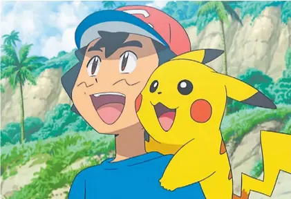  ??  ?? Ash Ketchum y su inseparabl­e Pikachu. Una dupla imbatible, que encabeza esta 21ª temporada de la serie.