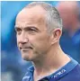  ??  ?? JOB Irishman Conor O’shea is current Italy boss