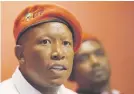  ?? Picture: Neil McCartney ?? IRRELEVANT. Julius Malema.